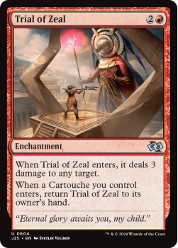 Trial of Zeal single card from Magic the Gathering