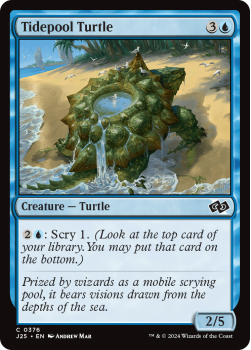 Tidepool Turtle single card from Magic the Gathering