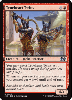 Trueheart Twins single card from Magic the Gathering