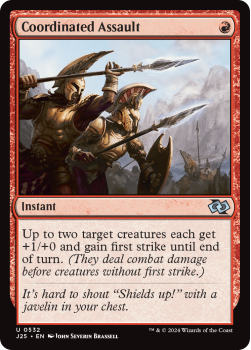 Coordinated Assault single card from Magic the Gathering