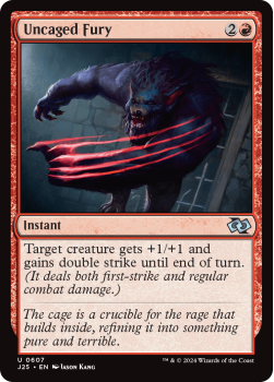 Uncaged Fury single card from Magic the Gathering