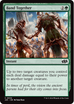 Band Together single card from Magic the Gathering