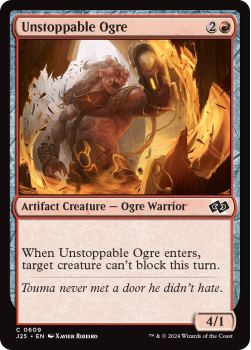 Unstoppable Ogre single card from Magic the Gathering
