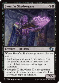 Skemfar Shadowsage single card from Magic the Gathering