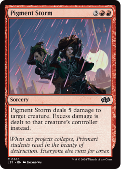 Pigment Storm single card from Magic the Gathering
