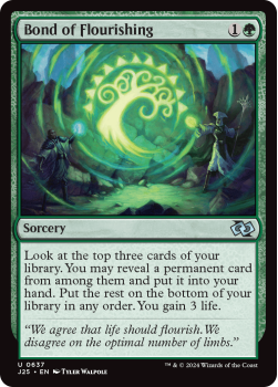 Bond of Flourishing single card from Magic the Gathering