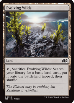 Evolving Wilds single card from Magic the Gathering