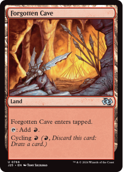 Forgotten Cave single card from Magic the Gathering