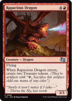 Rapacious Dragon single card from Magic the Gathering