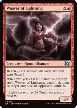 Weaver of Lightning single card from Magic the Gathering
