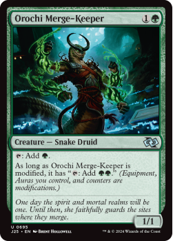 Orochi Merge-Keeper single card from Magic the Gathering