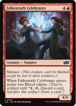 Falkenrath Celebrants single card from Magic the Gathering