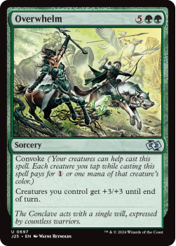 Overwhelm single card from Magic the Gathering