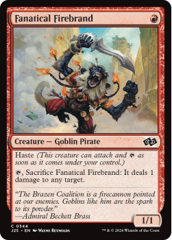 Fanatical Firebrand single card from Magic the Gathering