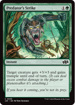 Predator's Strike single card from Magic the Gathering