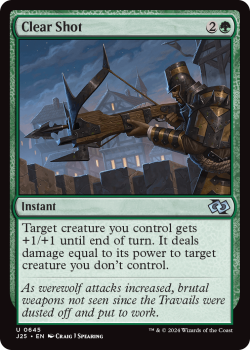 Clear Shot single card from Magic the Gathering