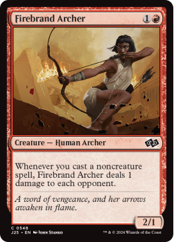 Firebrand Archer single card from Magic the Gathering