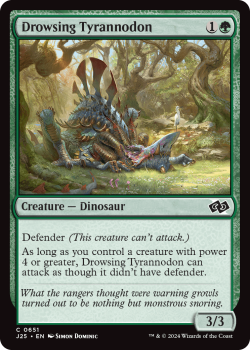 Drowsing Tyrannodon single card from Magic the Gathering
