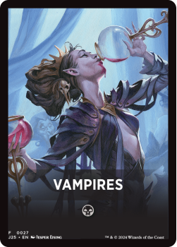 Vampires Theme Card single card from Magic the Gathering