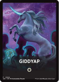 Giddyap Theme Card single card from Magic the Gathering