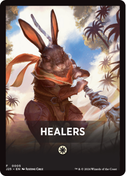 Healers Theme Card single card from Magic the Gathering