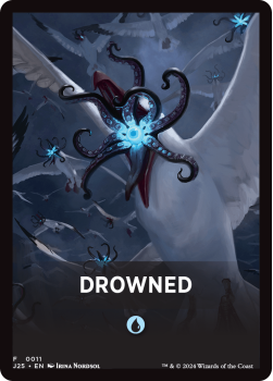 Drowned Theme Card single card from Magic the Gathering