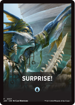 Surprise! Theme Card single card from Magic the Gathering