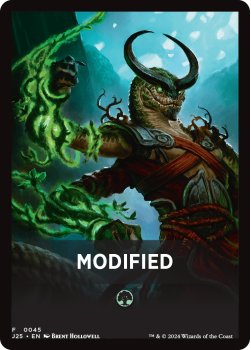 Modified Theme Card single card from Magic the Gathering