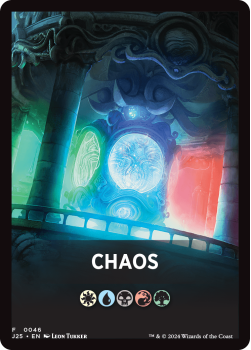 Chaos Theme Card single card from Magic the Gathering