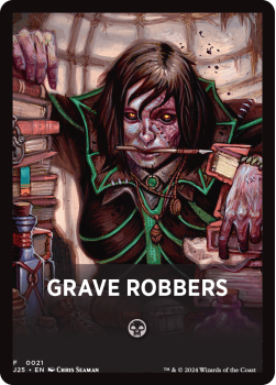 Grave Robbers Theme Card single card from Magic the Gathering