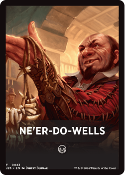 Neâer-Do-Wells Theme Card single card from Magic the Gathering