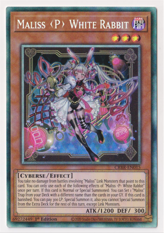 Maliss P White Rabbit (Collector's Rare) : CRBR-EN015 - Yu-Gi-Oh ...