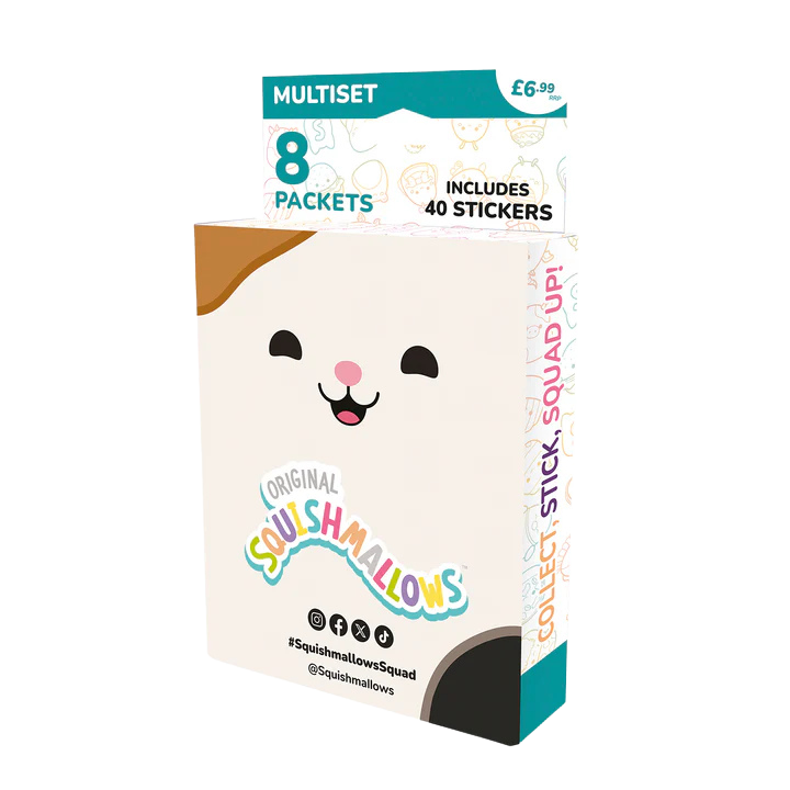 Mallow The Rascal Stickers Squishmallows Mallow Days Sticker Collection Multiset