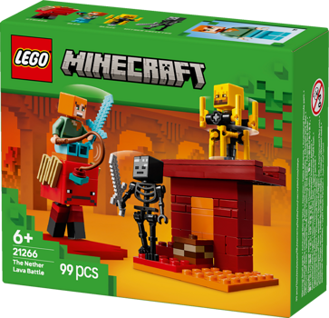 LEGO® Minecraft The Nether Lava Battle (21266)