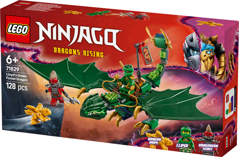 LEGO NINJAGO Lloyd's Green Forest Dragon 71829