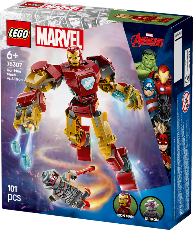 LEGO Marvel Iron Man Mech Ultron 76307 - Main Image