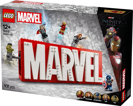 LEGO® Marvel: MARVEL Logo & Minifigures (76313)