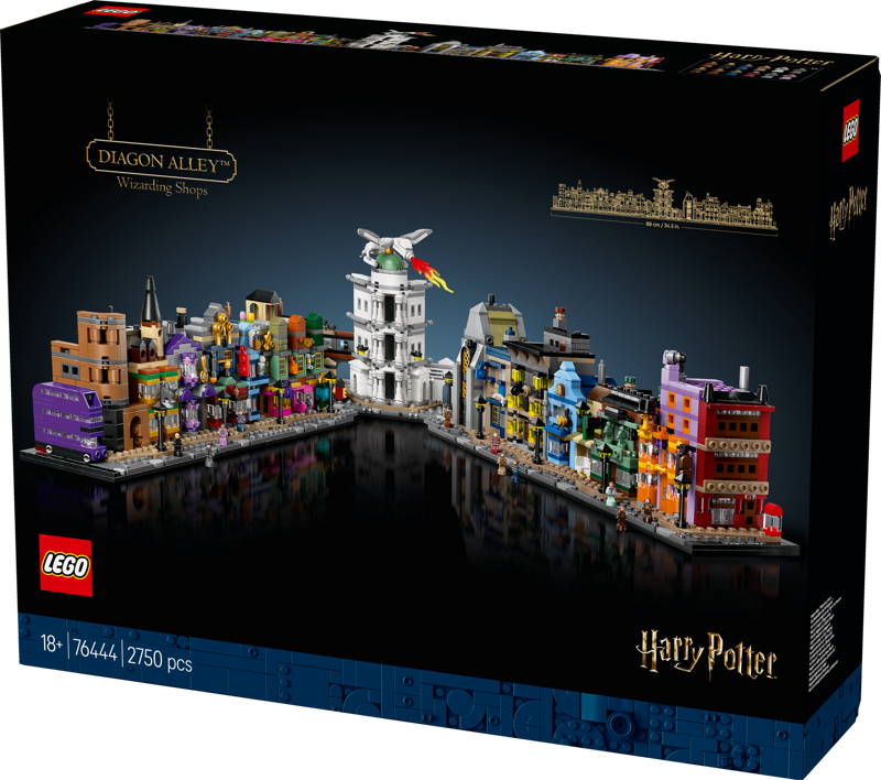LEGO Harry Potter Diagon Alley Wizarding Shops 76444