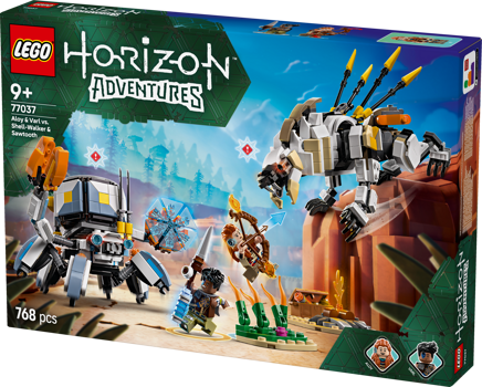 LEGO&reg; Horizon Adventures Aloy & Varl vs. Shell-Walker & Sawtooth (77037)