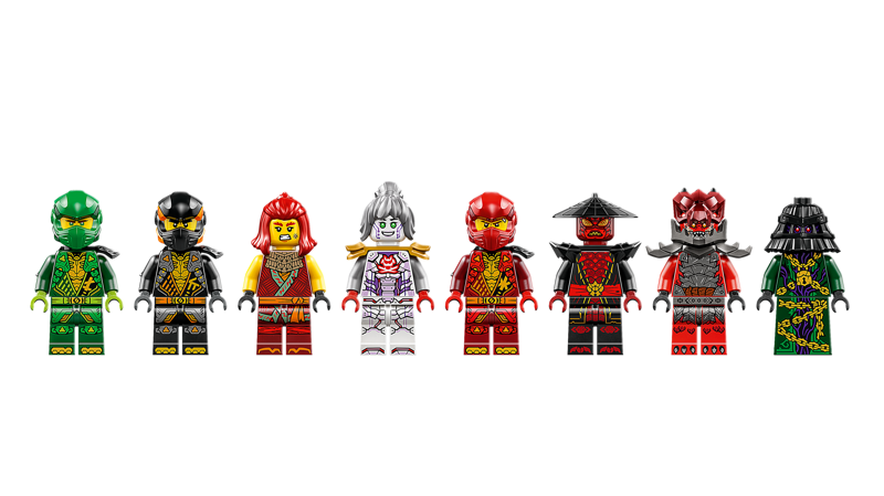 LEGO NINJAGO Arc Dragon of Focus 71836 Chaos Cards