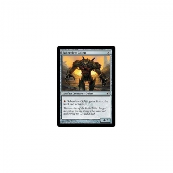 Saberclaw Golem : SCARS OF MIRRODIN 200/249 - Magic the Gathering Single Card