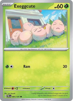 Exeggcute (REVERSE HOLO) single card from Pokemon