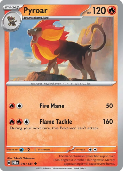 Pyroar single card from Pokemon