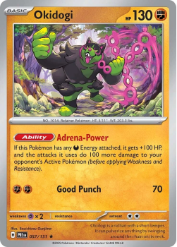 Okidogi single card from Pokemon