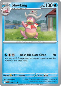 Slowking single card from Pokemon