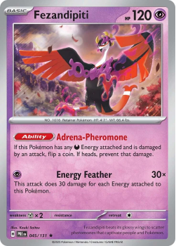Fezandipiti single card from Pokemon