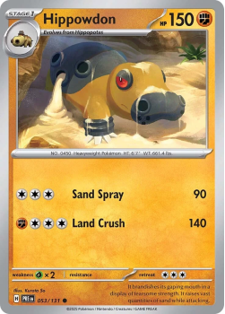 Hippowdon single card from Pokemon