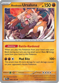 Bloodmoon Ursaluna single card from Pokemon