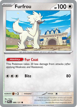 Furfrou single card from Pokemon