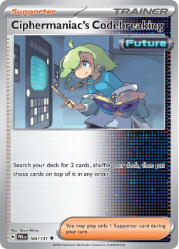 Ciphermaniac's Codebreaking single card from Pokemon